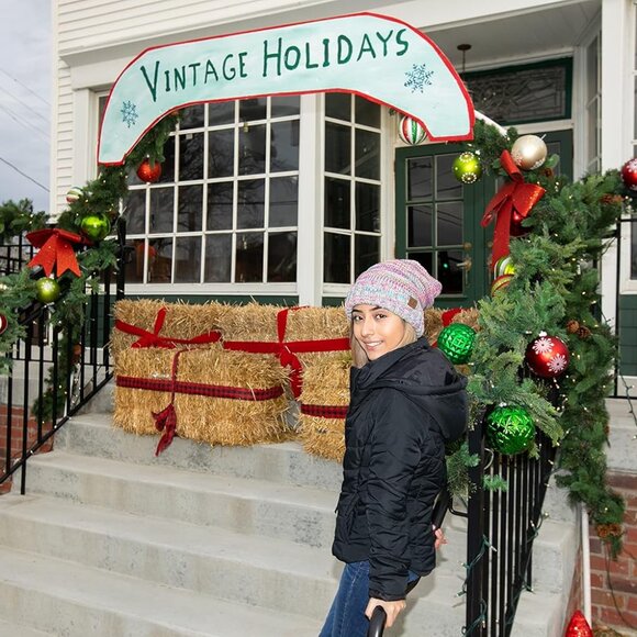 Slouchy Beanie for Women Winter Hat Warm Slouch Oversized Soft Chunky Cable Knit - Picture 8 of 8